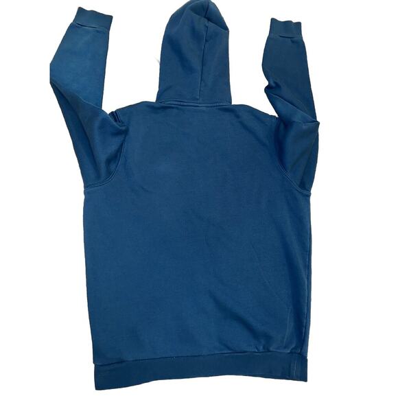 Men’s Under Armour Icon Fleece Hoodie Medium Teal Blue Warm Cozy - Picture 7 of 7